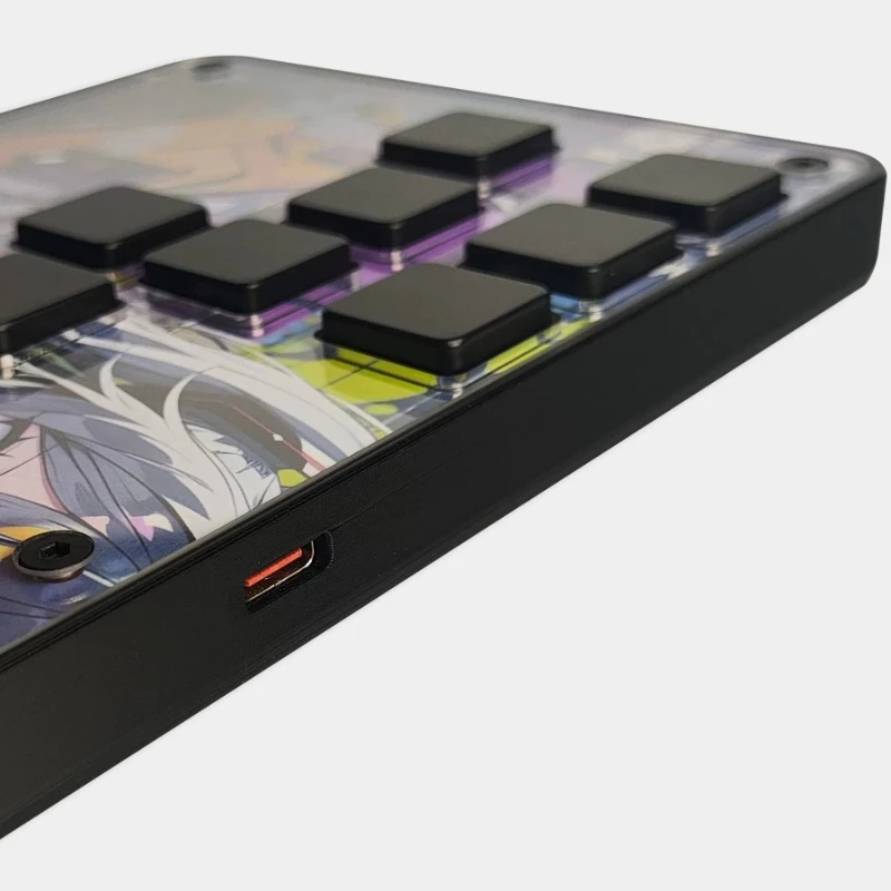 IMPACTX Gaming Keyboard DJMAX OSU Custom Hot-swap/RGB Music Game Left and Right Game Keyboard QMK/VIA 3D Printing Shell Teclado
