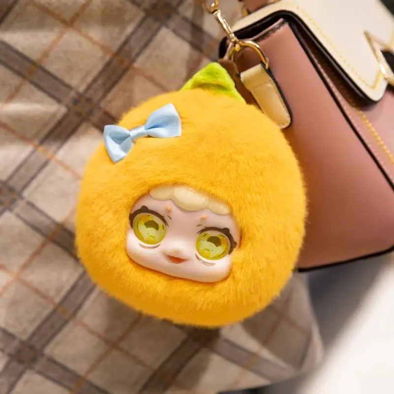 Vinyl pluche poppen, schattige Macaron fruit portemonnees (citroen/avocado/aardbei/oranje), verjaardagscadeaus