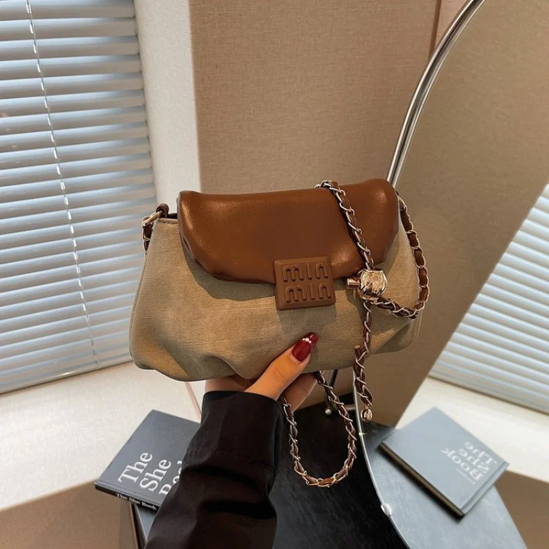 

Premium Leather Shoulder Bag Women's Handbag Crossbody Messenger Tote Luxury Brand Elegant Ladies Purse