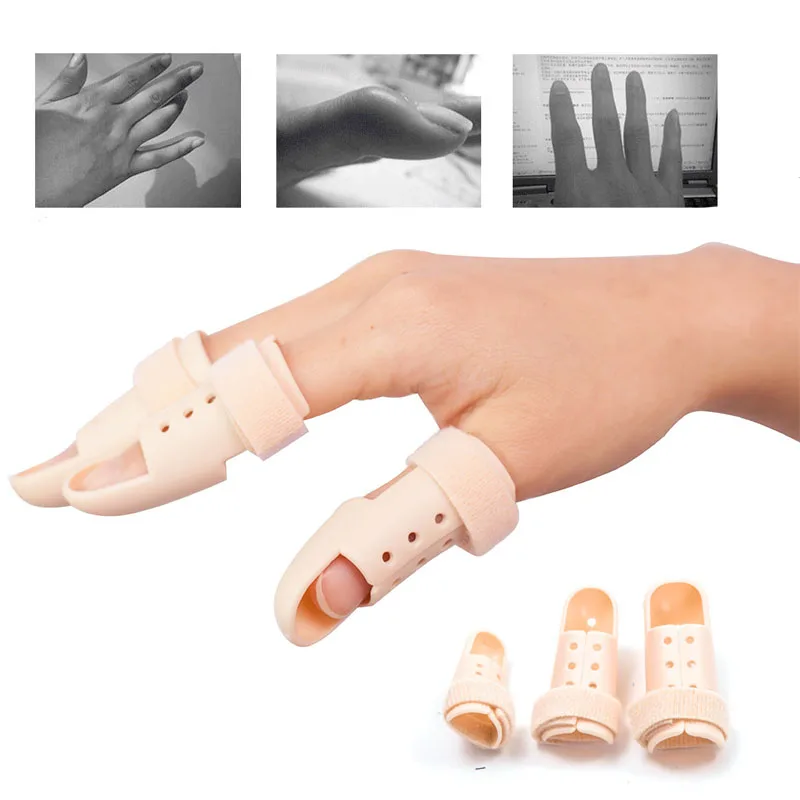 1 Set Finger Fracture Fixator Finger Joint Support Splint Protection Finger Mallet Splint Posture Corrector