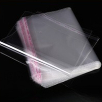 100pcs Resealable OPP Plastic Bags - Clear Self-Sealing Poly Pouches for Toys, Gifts &General Use Transparent Adhesive Packaging