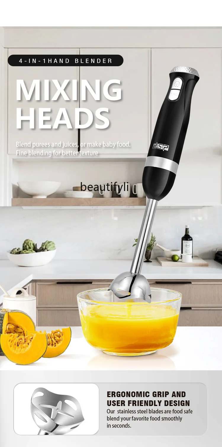 Household, mixer set, mixer, cooking machine