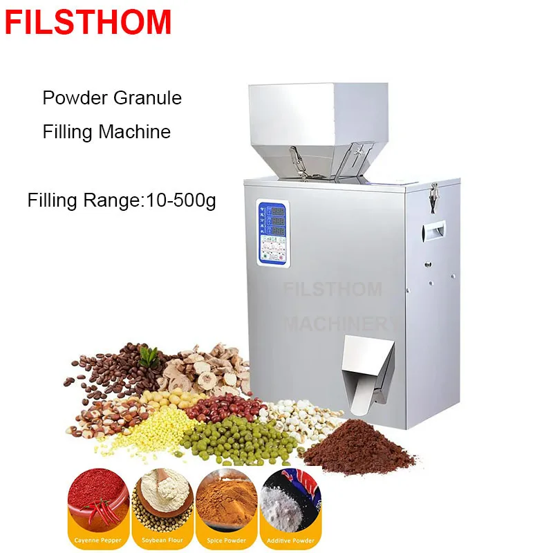 Particle Granule Powder Quantitative Weighing Filling Machine Rice Flour Coffee Bean Seasoning Chili Spice Seeds Grains Nuts