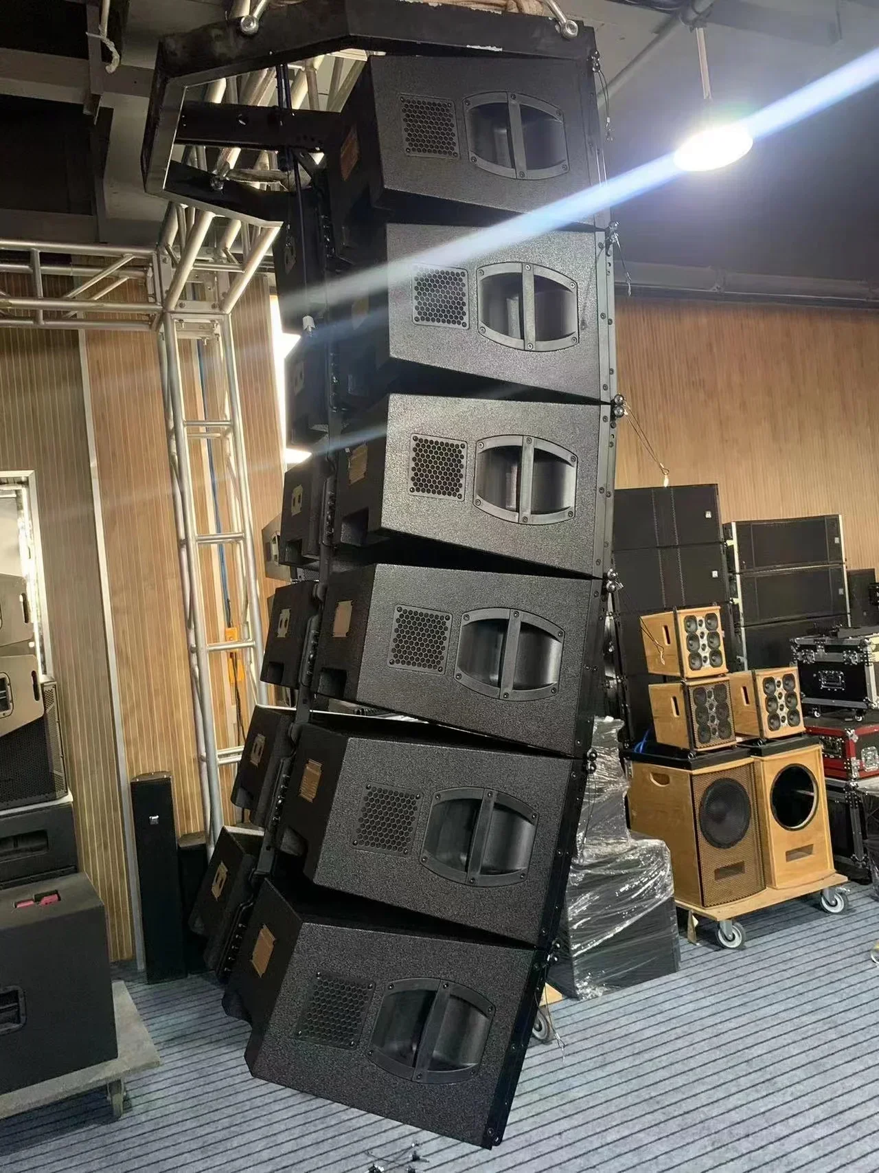 S1221 Dual 12-inch 2-Way Active Line Array Speakers Pa Sound Passive Stage Professional Audio Complete Set Please Contact