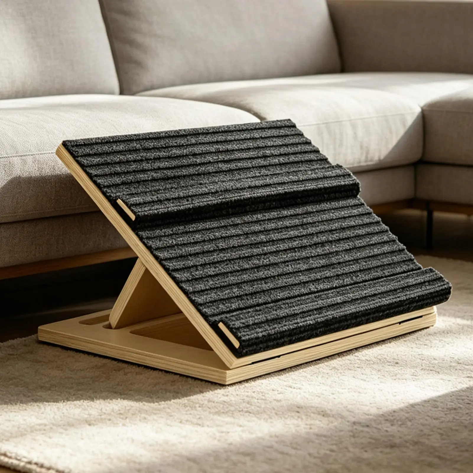 Foldable Dog Ramp Non-Slip Lightweight Pet Ramp for Car SUV, Portable Dog Steps for Elderly Dogs Cats, Sofa Bed Couch Travel