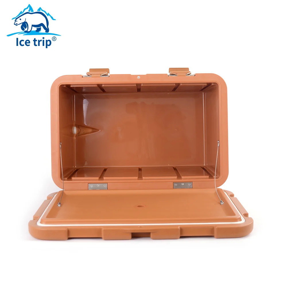 Outdoor Camping Cooler Box, moda, 50L, Rotomolding, fábrica Atacado