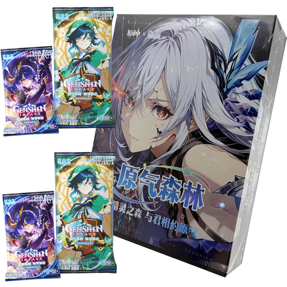 Genshin Impact Role Playing Game Collection Cards Creative Precious Characters Desktop Display Fun Surprise Card Birthday Gifts