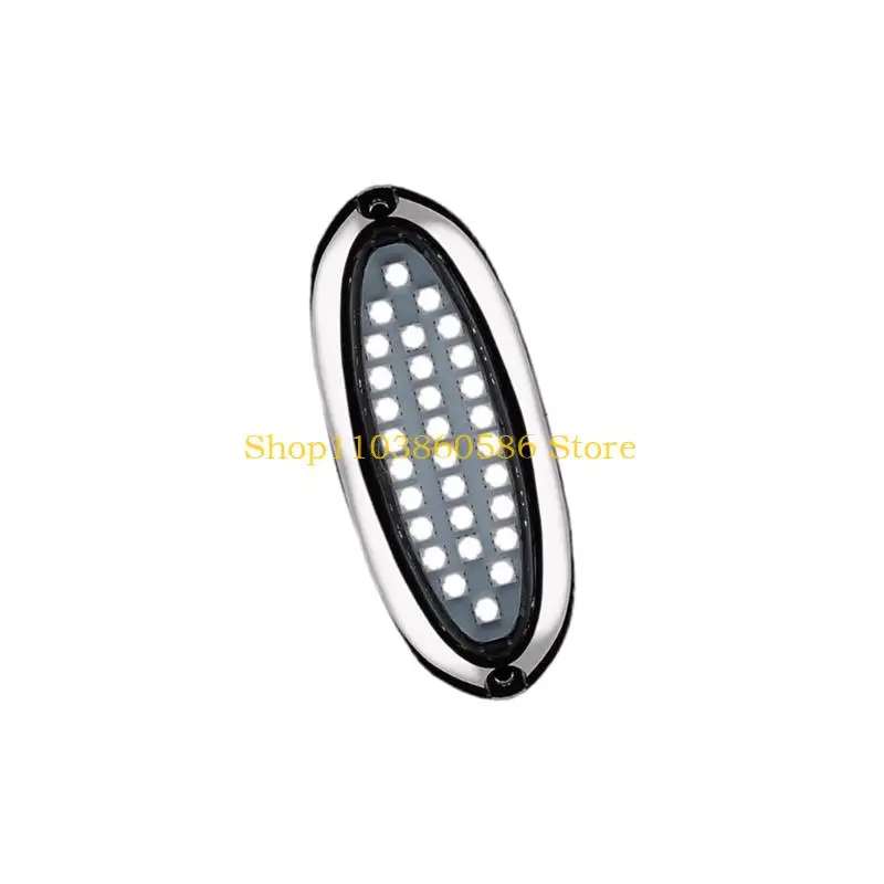 242A Stainless Waterproof Marine Underwater Light Elliptical Streamlined Body for Reduced Drag Featuring High Brightness LEDs