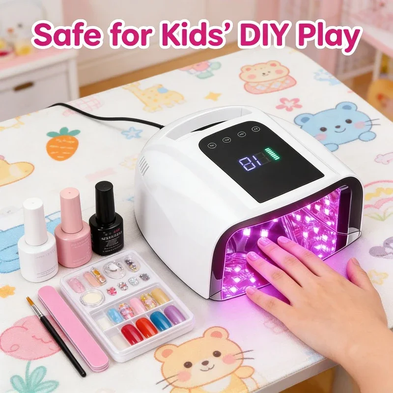 

New Rechargeable Nail Lamp Cordless Gel Polish Dryer UV Light for Nails Manicure Light Auto Sensor Wireless Nail LED Lamp