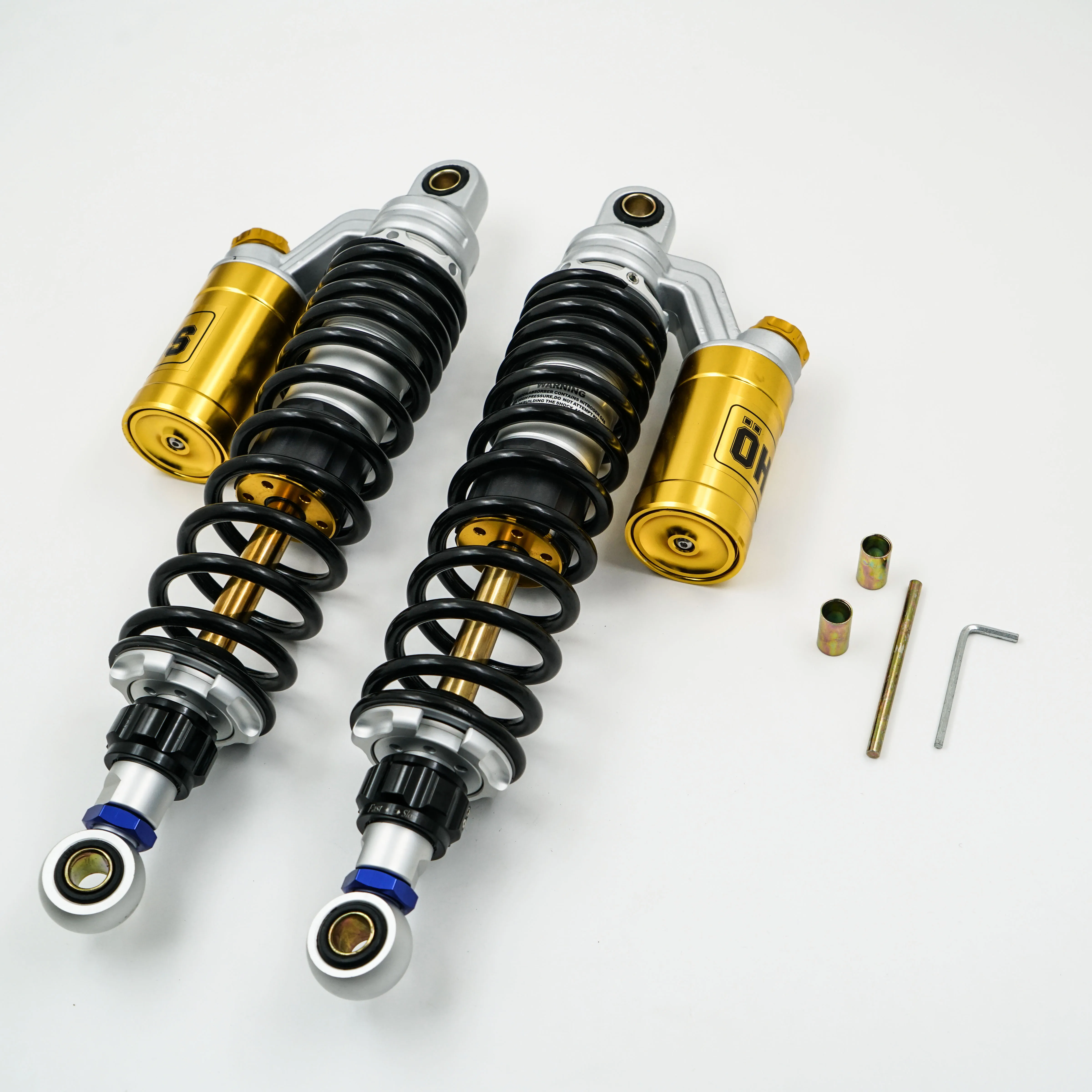 Twins rear shocks for Voge SR150GT, SYM Cruisym 150, Honda PCX150/160/CL300 500, Gaokin1200, Longjia XDV250/300, Aprilia GT200