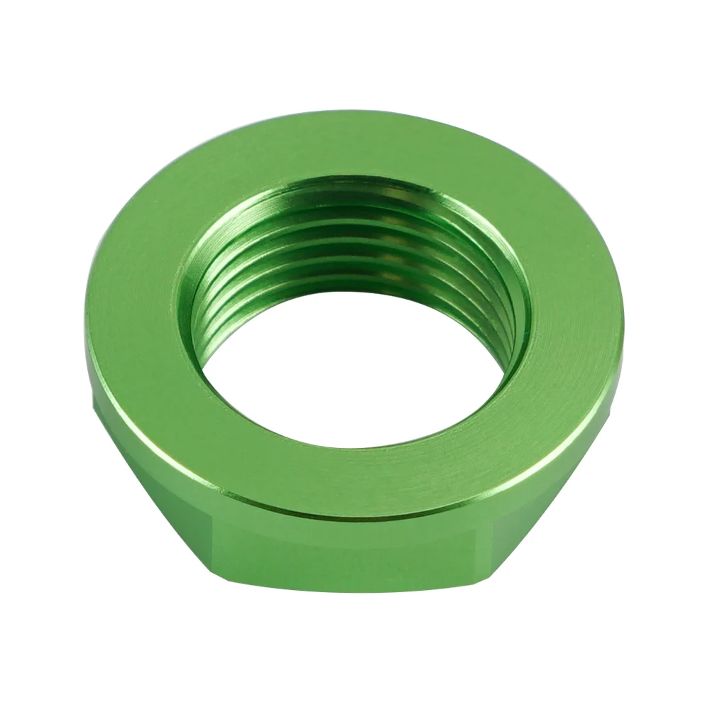 NICECNC For Kawasaki KX125 KX250 2004-2008 KX250F KX450F 2006-2018 KX 250 450 2019-2021 KLX450R M18XP1.5 Front Wheel Axle Nut