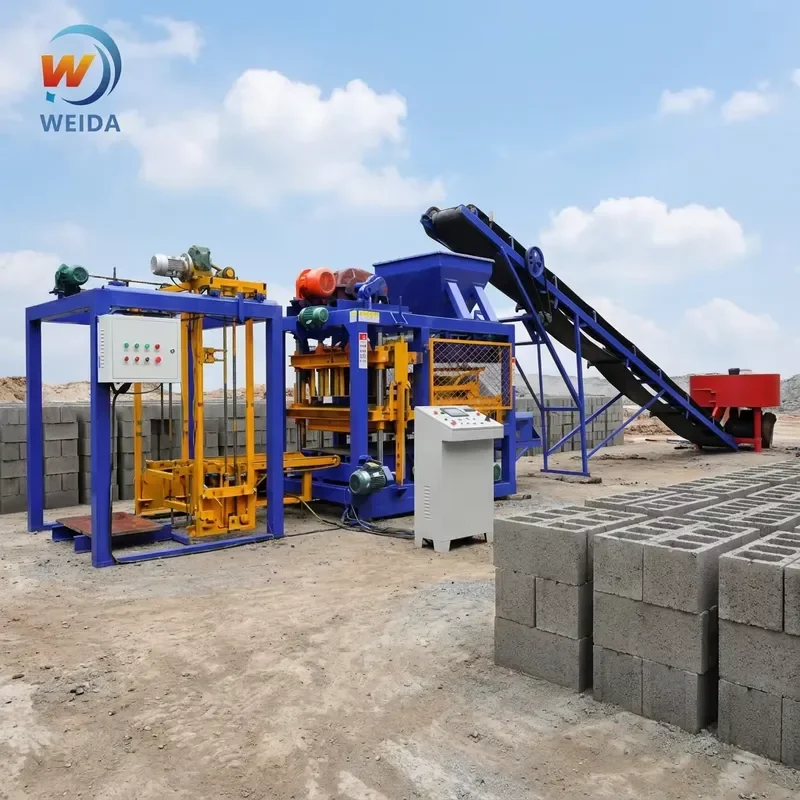 Fully Automatic Concrete Block Making Machine PLC Cement Brick Machine, Paving Brick Making Machine