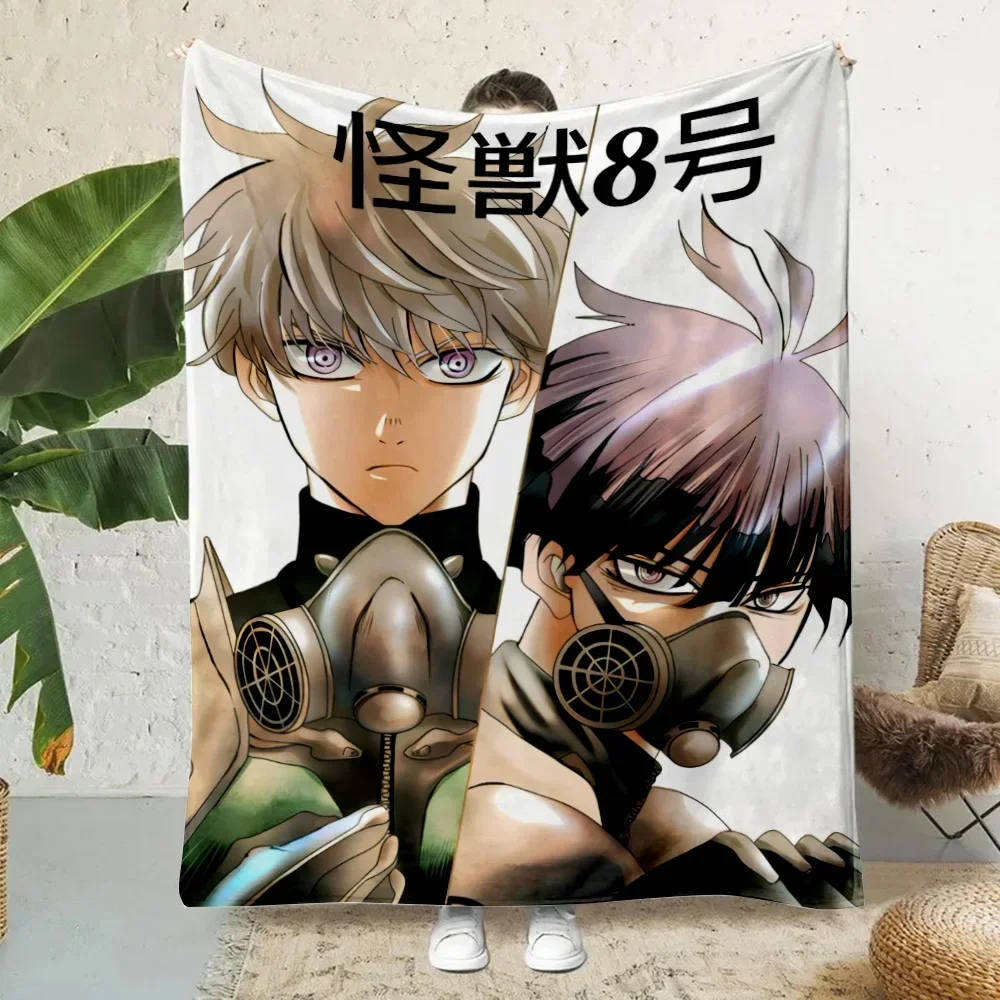 2026 Fashion Anime Kaiju No.8 3D Printed Blanket Picnic Blankets Warm Blanket Soft And Comfortable Blanket Home Travel Birthday