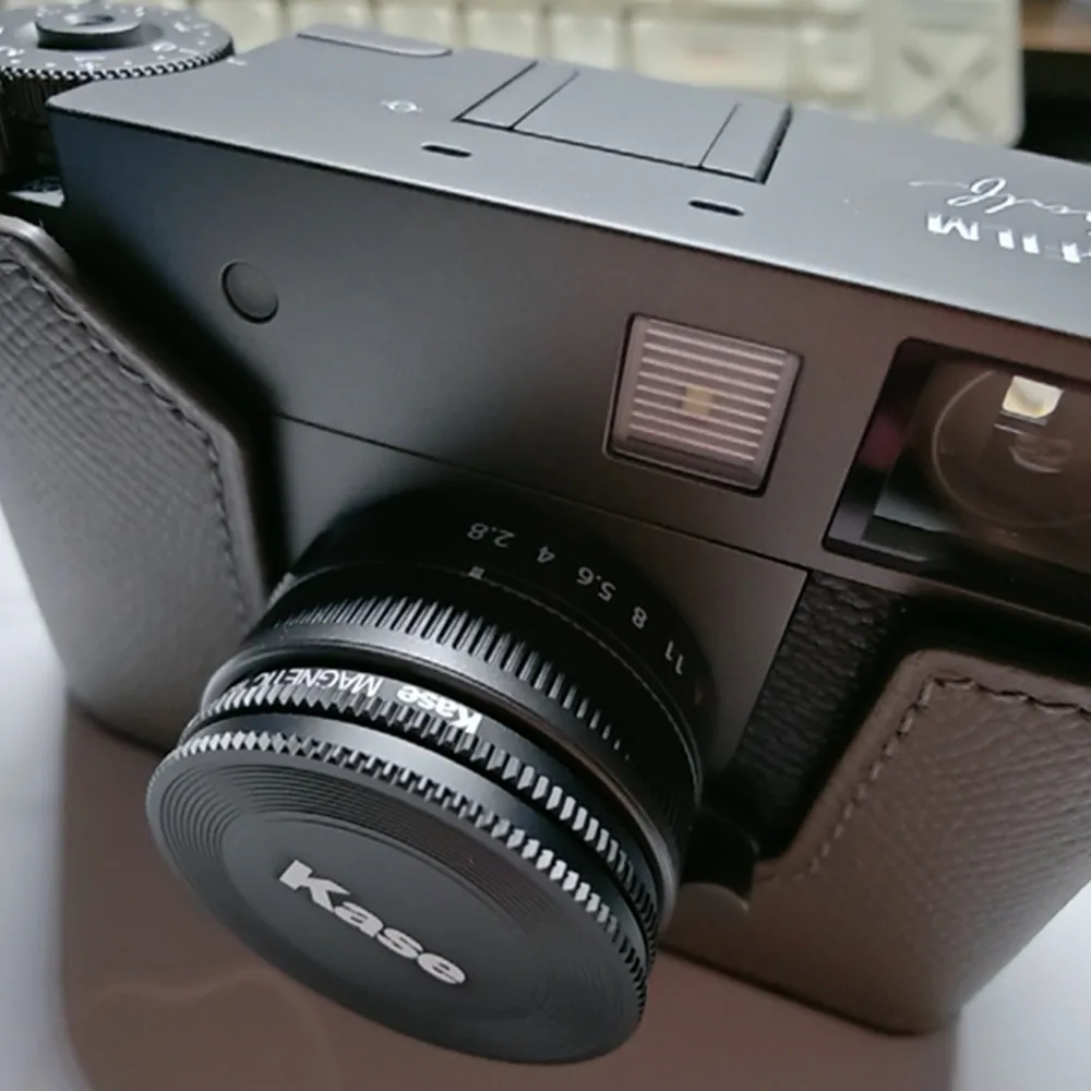 Magnetico MCUV CPL 1/4 Nebbia Nera VND Densità Neutra Filtro Obiettivo/Cappuccio Lente per Fujifilm X-Half X-HF1 Fuji Xhalf Camera