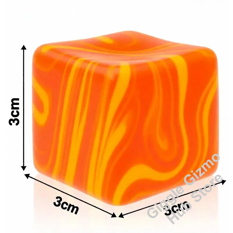 ゆっくりと反発するスクイーズアイスキューブゼリー感覚玩具 大人子供向け ストレス不安解消 パーティーバッグ詰め物 ギフト