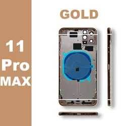 housing For Iphone 11 Pro Max 6.5'' / 11Pro 5.8'' Housing Cover Battery Door Rear Chassis Middl Frame Case with Back Glass