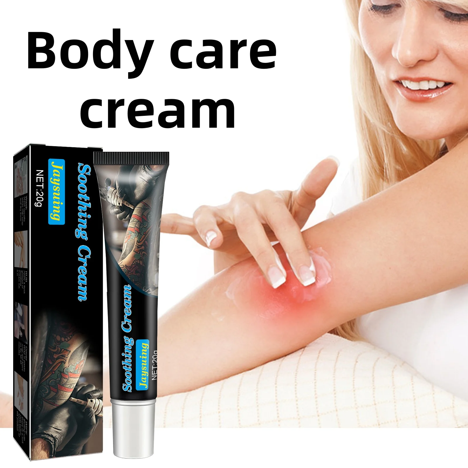 Tattoo care cream is used for eyebrow tattoo hair removal, repair of skin damage, moisturizing of the skin, and body care cream