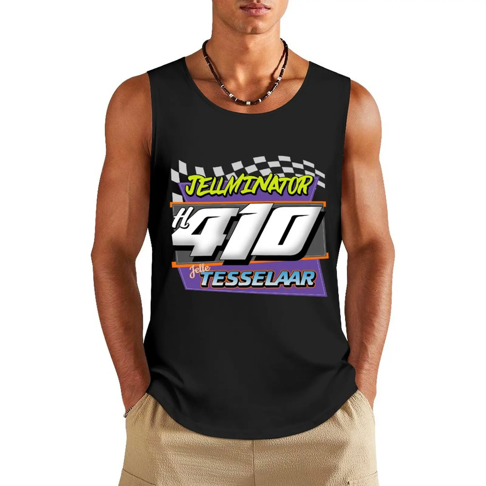 

410 Jelle Tesselaar Brisca F1 2021 Tank Top Men's clothes luxury style Sports clothing