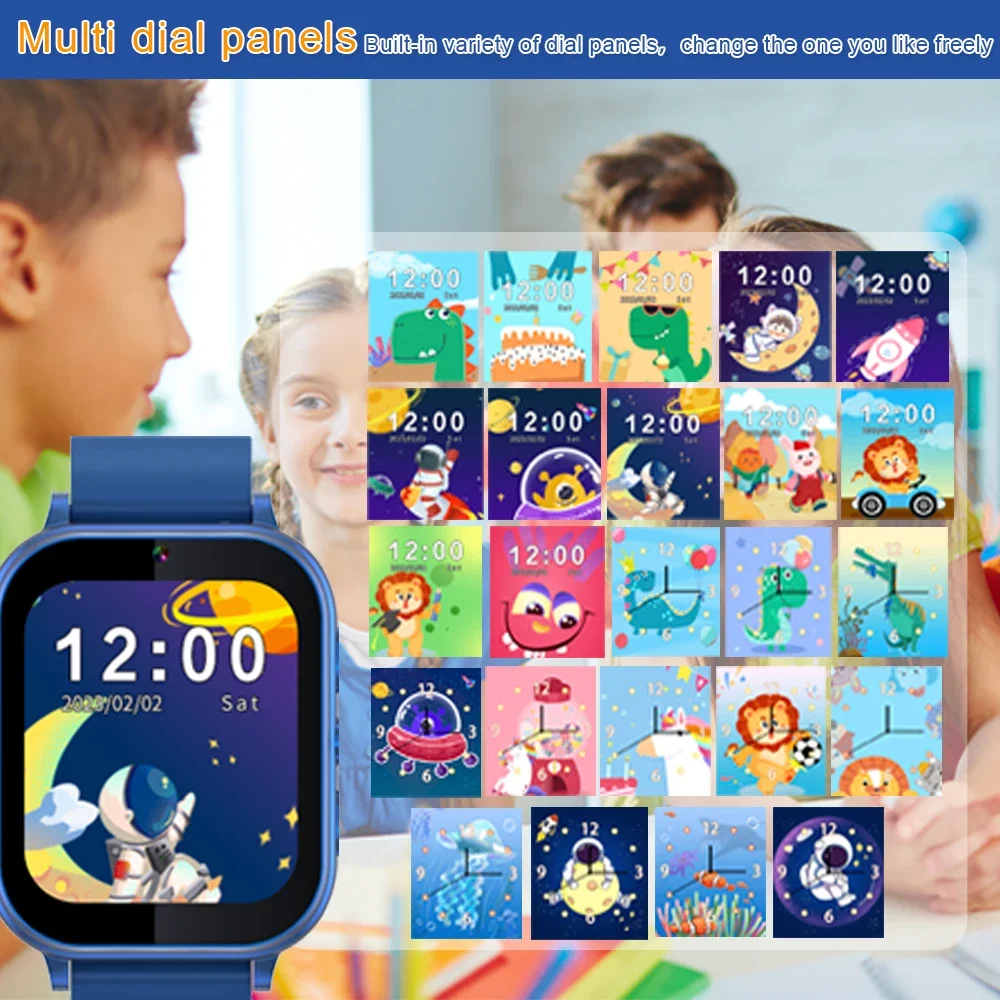 2024 Kids' Smartwatch - Puzzle Games. 300000 Pixels Camera for Photo & Video. MP3 Music Playback. Gifts for Ages 3 To 12.