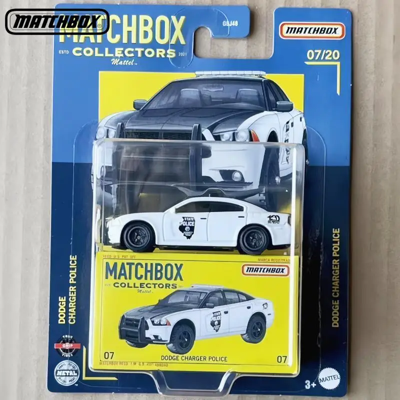 

In Stock Matchbox 1/64 DODGE CHARGER POLICE Collect Die-Casting Alloy Car Model Car Ornaments Boy Collect Toys Creative Gifts