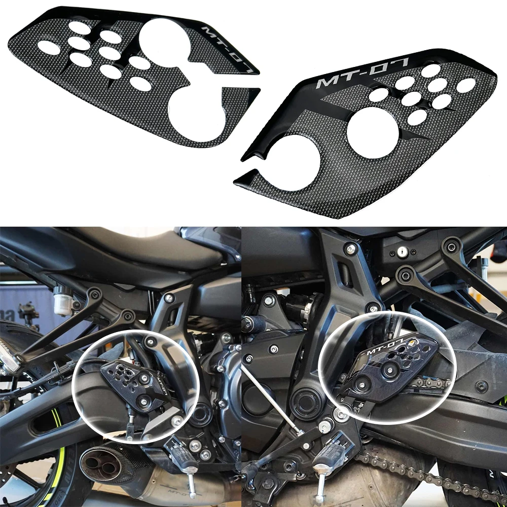 For Yamaha MT-07 MT07 FZ 07 XSR 700 Tracer 700/7/GT FZ07 XSR700 2014-2023 Motorcycle 3D Stickers Heel Pad Decorative Stickers