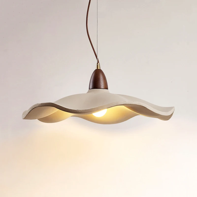 Wabi Sabi style pendant Light  bedroom bedside homestay restaurant Pendent Lamp Nordic cream style art retro lighting fixture