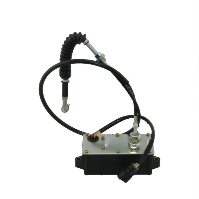 El conjunto del motor del acelerador 37B1580 es adecuado para repuestos de maquinaria de construcción KECM-1024-62C (24 VCC)