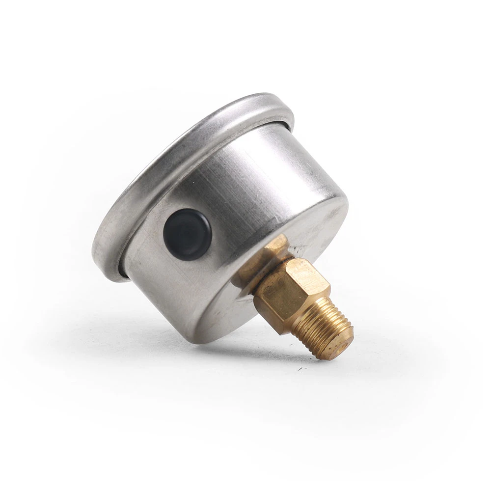 ​ منظم ضغط الوقود العالمي القابل للتعديل باللون الأسود 0-60psi 0-100psi كروم سائل