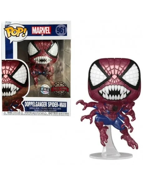 Funko Pop Doppelganger Spider Man Marvel Metallic Special Edition 961