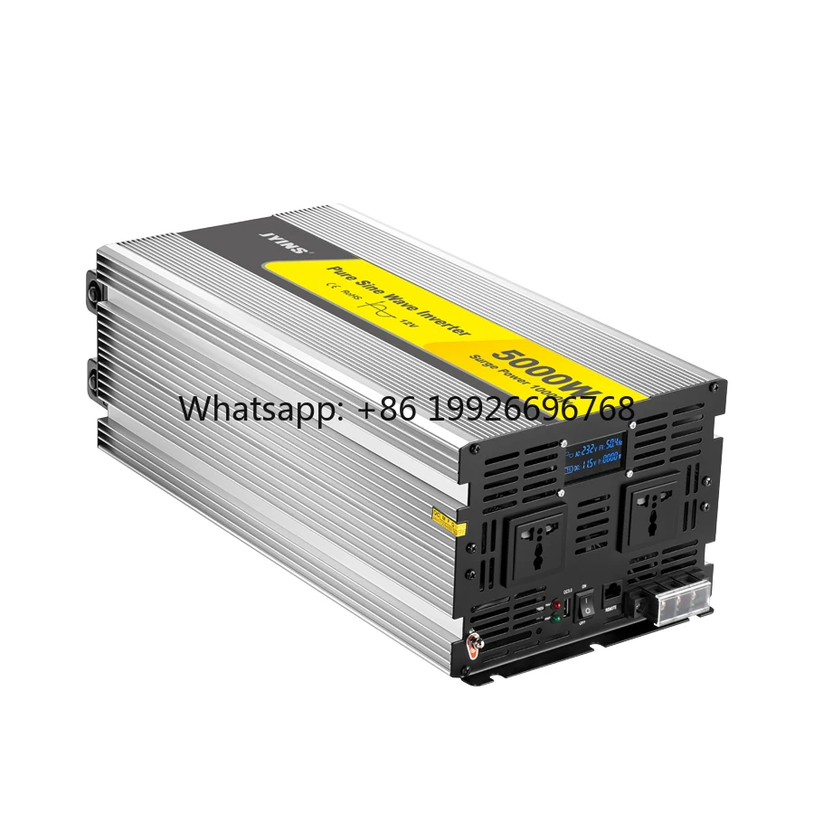 

12V 24V 48V DC to AC 220v 5000W Peak Power 10000 Watt Pure Sine Wave Power Inverter