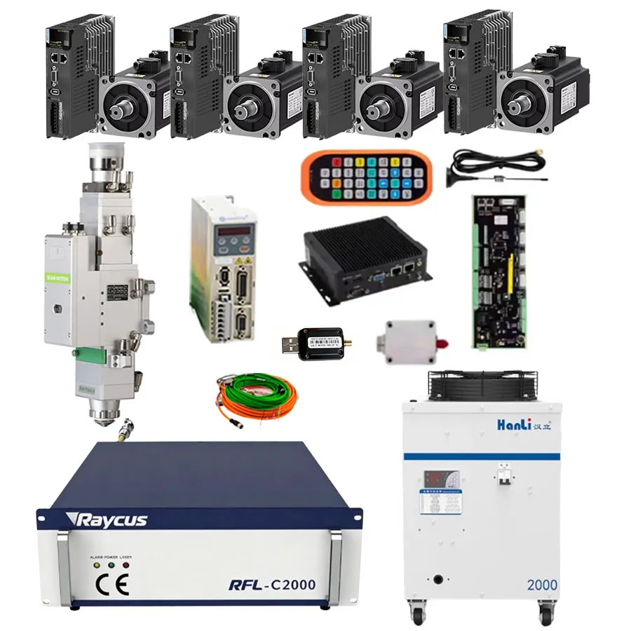 Raytools xc3000 plus laser cutting system BM110 cutting head 1500W 2000W/3000W/6000W laser source Huichuan servo bus 750W 400