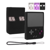 Case Cover For Miyoo Mini Plus Game Console Silicone Protective Case Anti-Scratch Soft Skin Shell with Lanyard Game Accessories