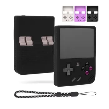 Miyoo Mini Plus 게임 콘솔용 실리콘 보호 케이스 커버, 스크래치 방지 소프트 스킨 쉘, 랜야드 게임 액세서리  Best5