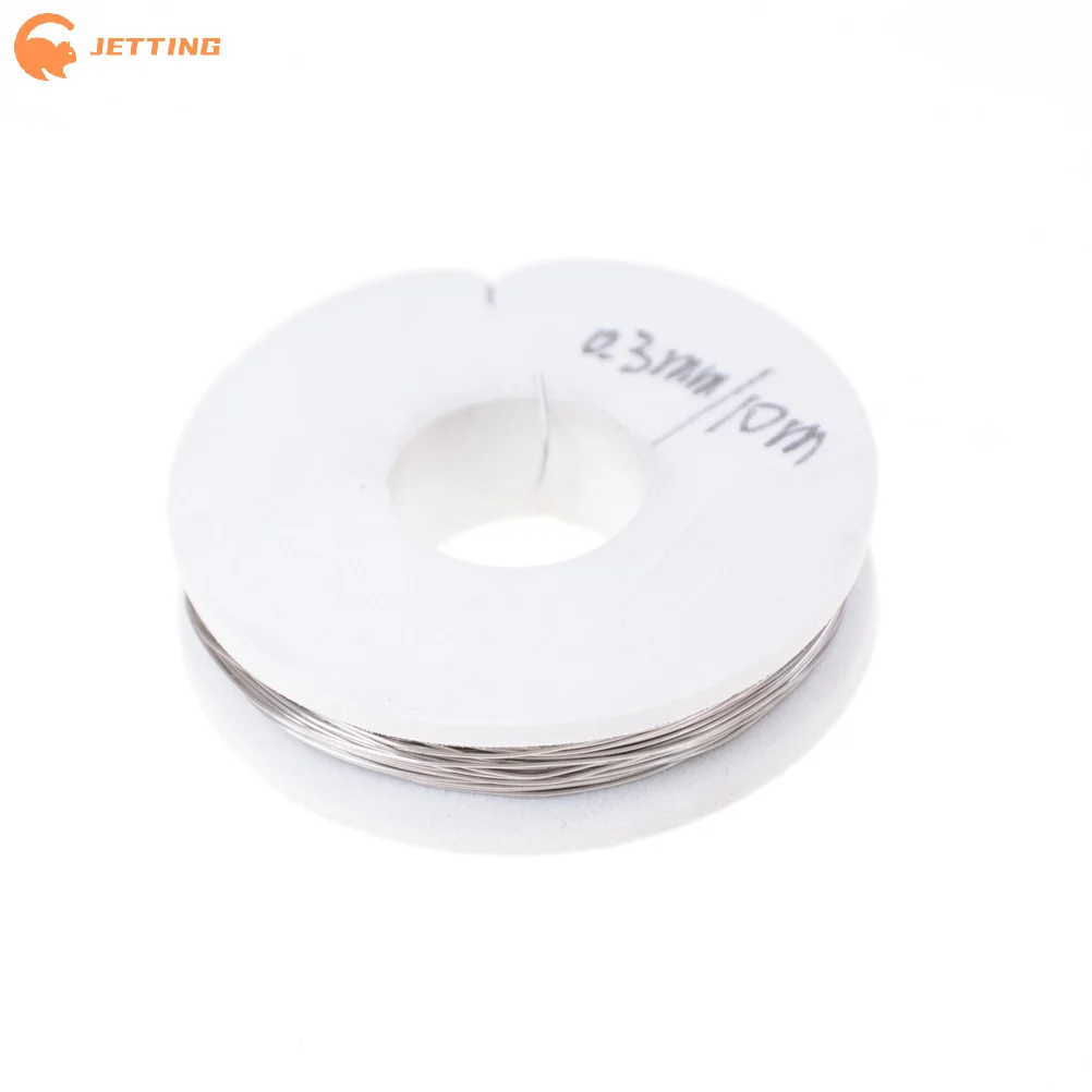 (New) 10m Nichrome Wire Diameter 0.2MM 0.3MM Heating Wire Resistance Wire Alloy Heating High Density Coils Premade Coil