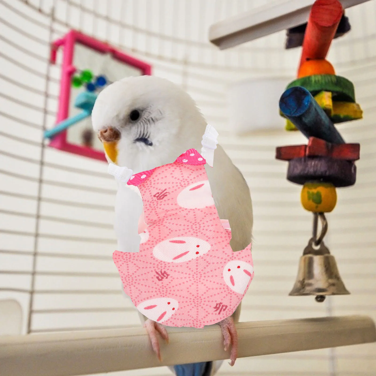 

Parrot Clothes Dizzy Washable Bird Diaper Flight Suits Pet Diapers for Birds Supplies