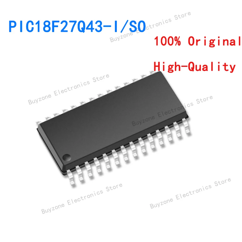 

5pcs/lot PIC18F27Q43-I/SO PIC series microcontroller PIC core 28 pin SOIC packaging