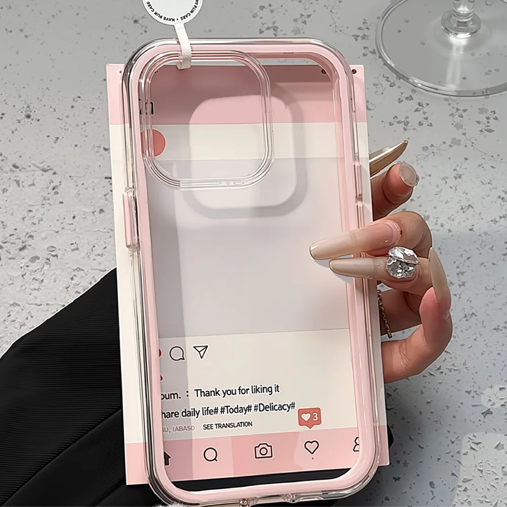 2 in 1 Candy Farbe Telefon Fall Für iPhone 17 16 Pro Max 13 11 15 14 12 17 Air 17promax 16promax Silikon Transparent Funda Abdeckung