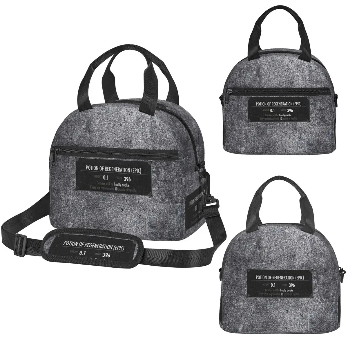 

SKYRIM - Elder Scrolls - Dragonborn Insulated Lunch Bag for Kids School Cooler Thermal Box Tote Portable Lunch Boxes