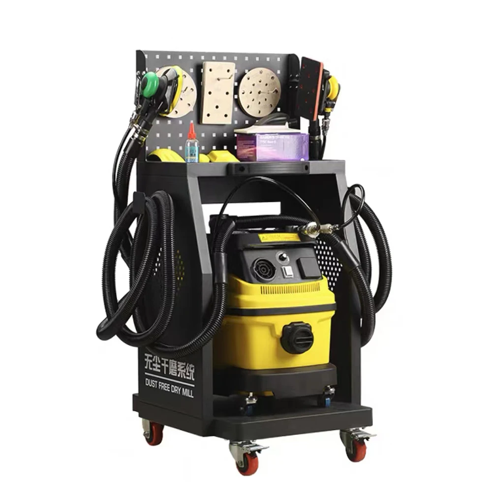 

Car Dust-free Polishing Machine Double Stations Pneumatic Vacuum Extraction System Sanding Machine Auto Paint Repair Machine