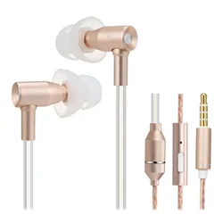 FC31 Air Tube Anti-radiation In-ear Headphones 3.5mm Wired Music Headset Noise Reduction Line Control Earphone with Mic