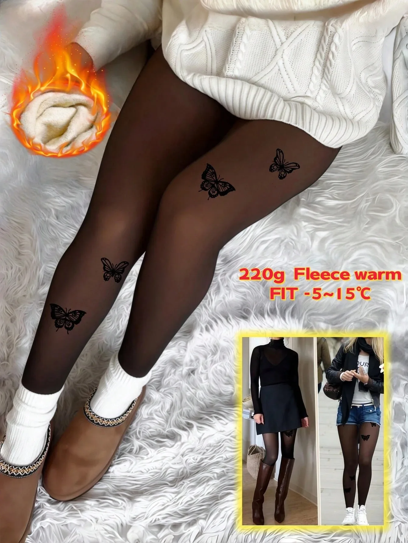 Mulheres velo apertado mulher quente inverno primavera meia-calça sexy translúcido meia elasticidade térmica calcinha moda leggings feminino