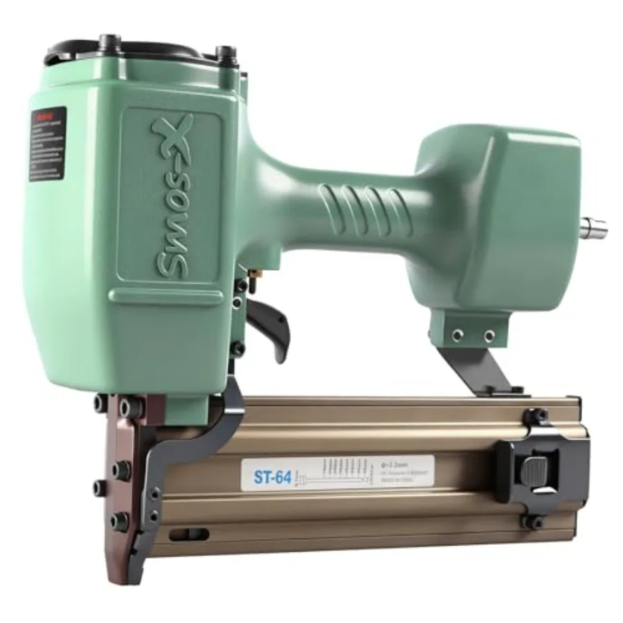 

ST64 Heavy Duty Pneumatic Concrete Nail Gun with Safety Lock Brad Nails Visual Window Accepts 3/4'' To 2-1/2'' Concrete T-Naile