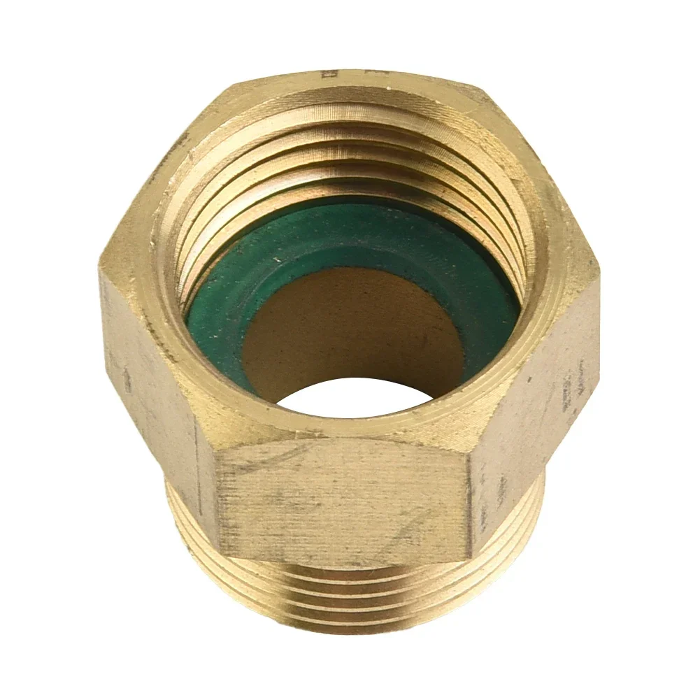 1pc G 1/2in Pressure Washer Adapter M22 Male X 1/2in Female Brass Adapter For Quick Screw Connections Garden Tools