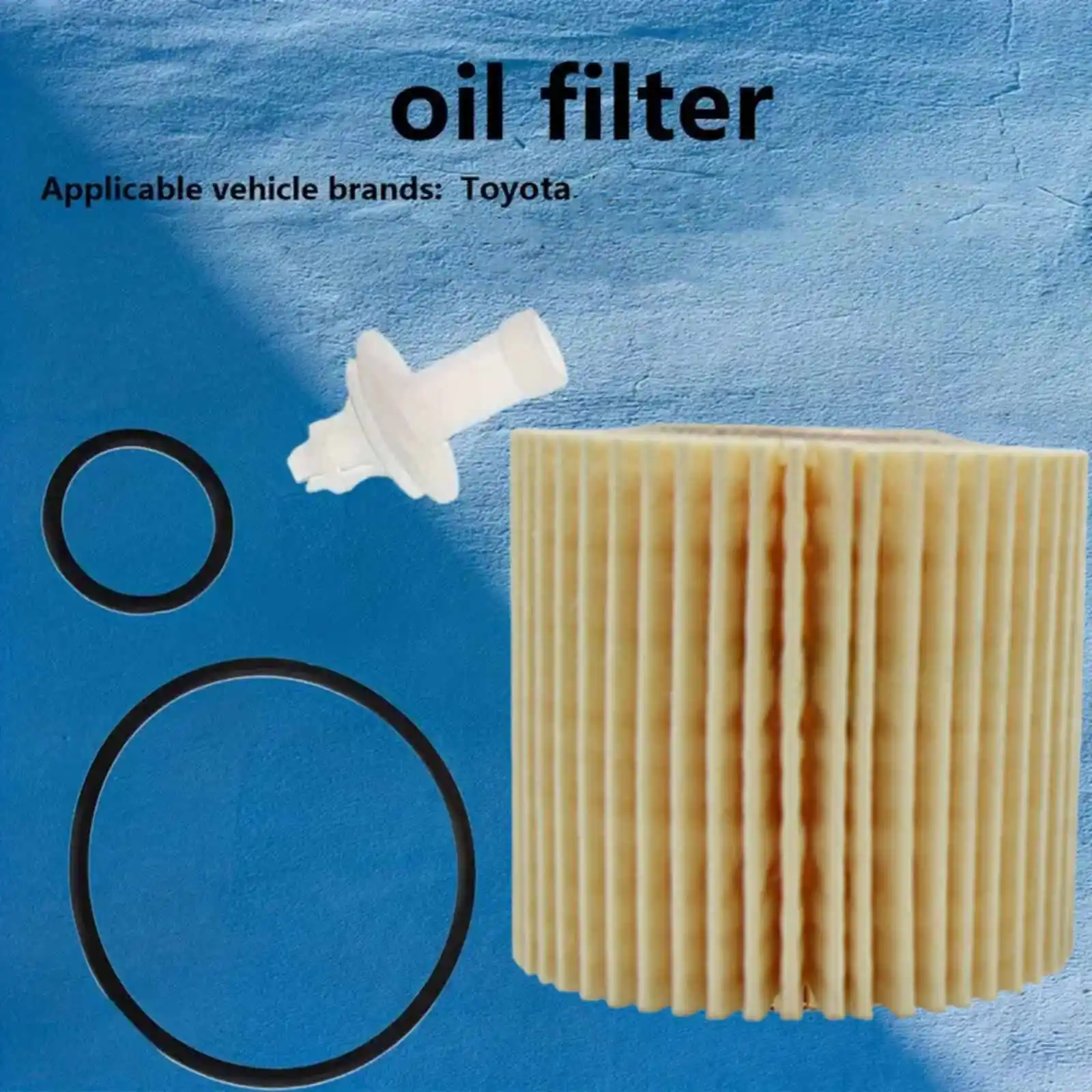 

Масляный фильтр двигателя 04152-37010 3x для Toyota Auris Prius Verso Lexus CT200h NX200, высококачественная система фильтрации