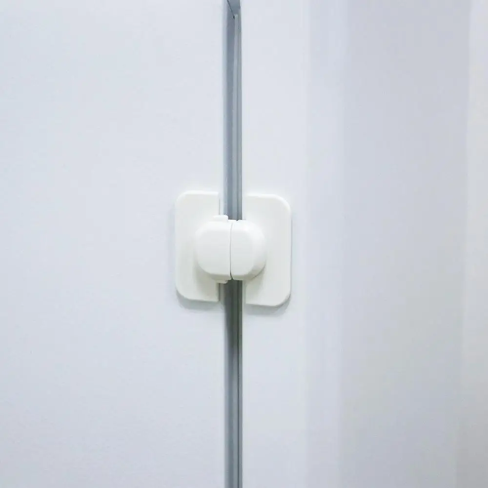 طفل ABS الثلاجة الفريزر باب خزانة خزانة قفل أمان مكافحة كليب حماية اليد قفل الثلاجة الفريزر #1