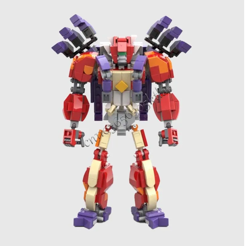 482 ELEMENTY Brickheadz Smash Titan Bot MOC Klocki Konstrukcyjne Modułowe Kreatywne Projektowanie Edukacyjne DIY Zabawki Prezent dla Chłopców na Święta