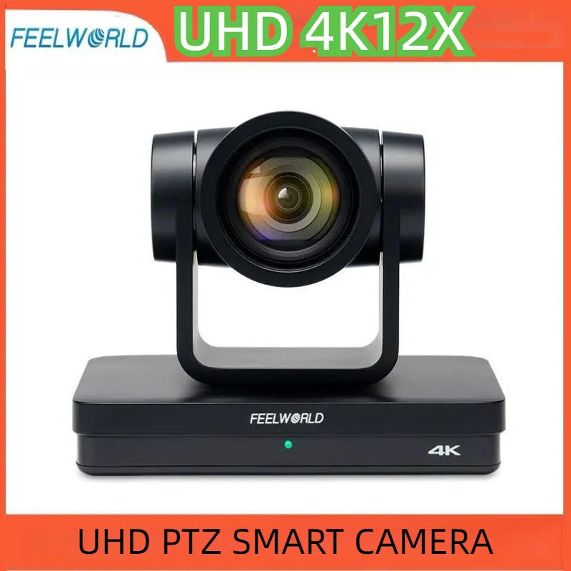 

FEELWORLD UHD4K12X 4K PTZ-камера 12-кратный оптический зум, автофокус SDI HDMI USB IP-пульт дистанционного управления Несколько видеовыходов