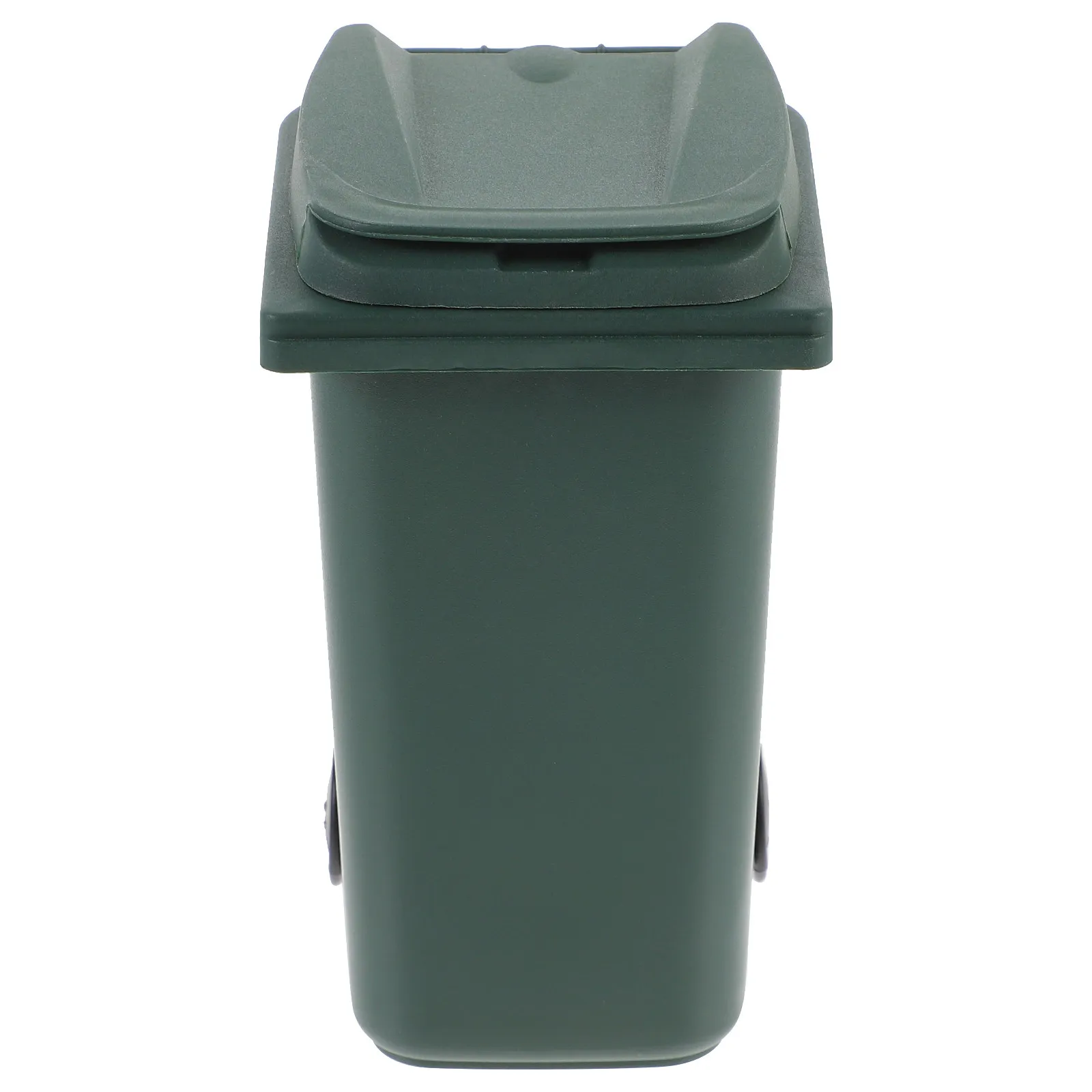 Mini Desktop Trash Can Plastic Waste Bucket with Lid for Desk Home Office Kitchen Bedroom Bathroom Small Garbage Container