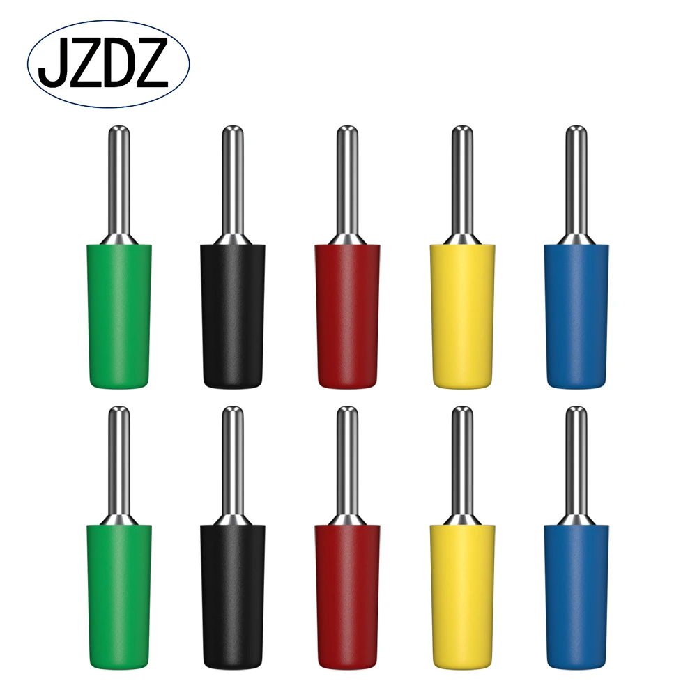 

JZDZ 10 Pcs 2mm Banana Plug Welded Type Pure Copper Needle J.10001