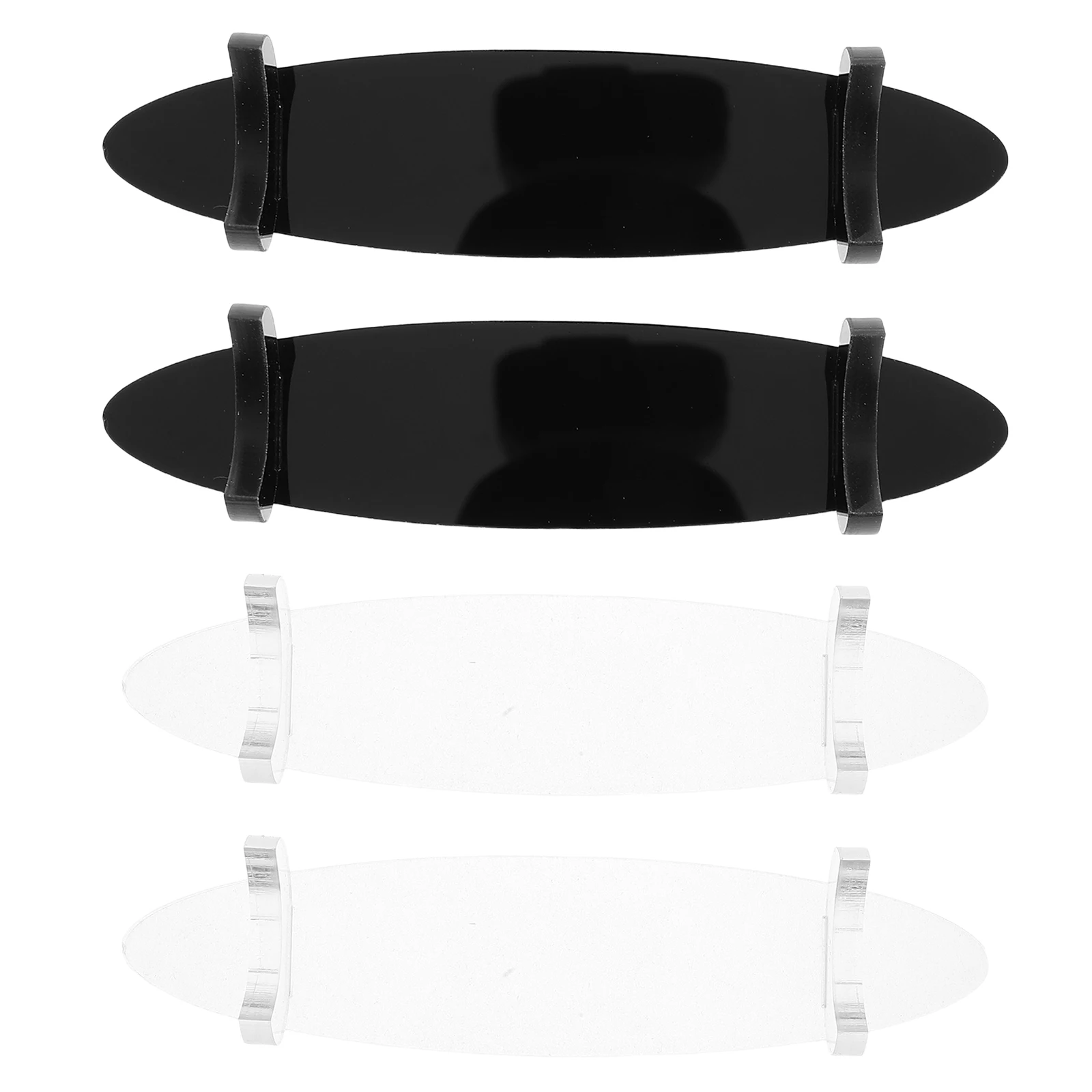 

4 Pcs Acrylic Pen Holder Initial Desk Stand Makeup Brush Eyebrow Pencil Fountain Arcylic